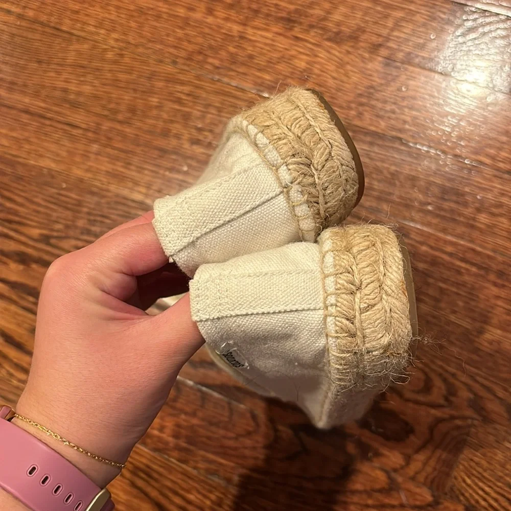 Soludos Elephant Platform Cream Espadrilles